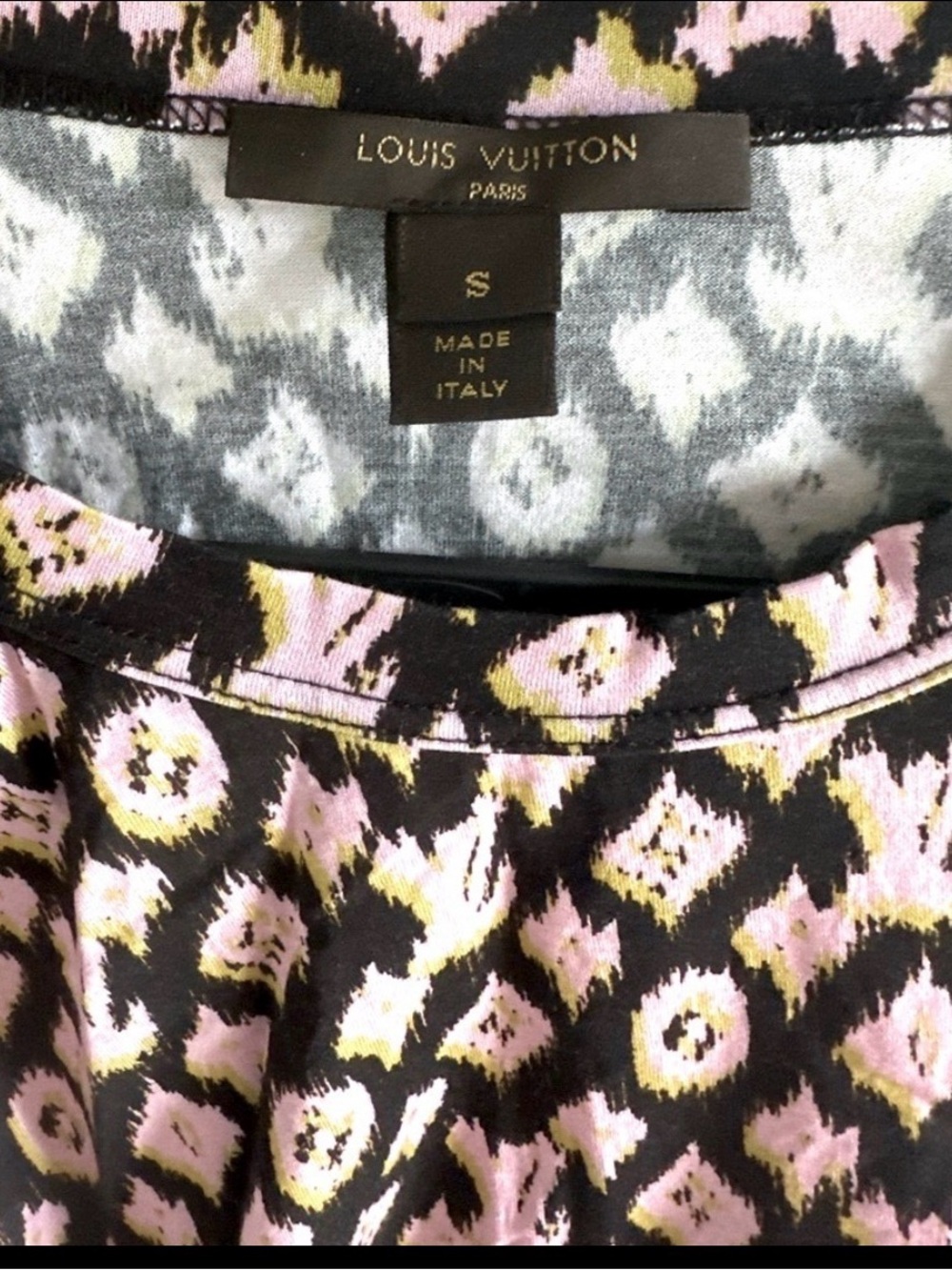Louis Vuitton ICONIC SS 2011 Blurred Monogram Ruched Mini Dress- Size Small - Picture 11 of 13